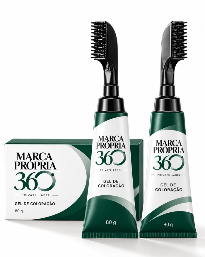 Gel de fórmula única, simulação visual Marca Própria 360